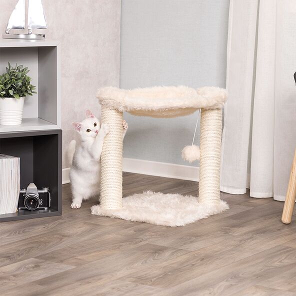 Katzen-Kratzbaum, creme, 50 cm