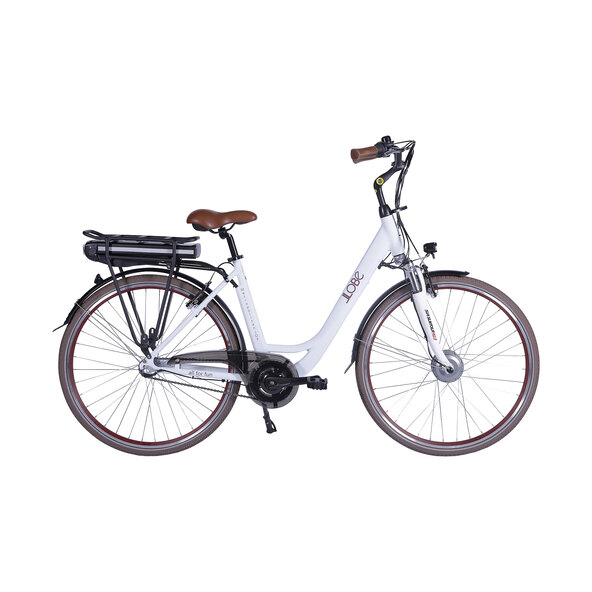 City-E-Bike Metropolitan Joy, modernwhite, 28 Zoll