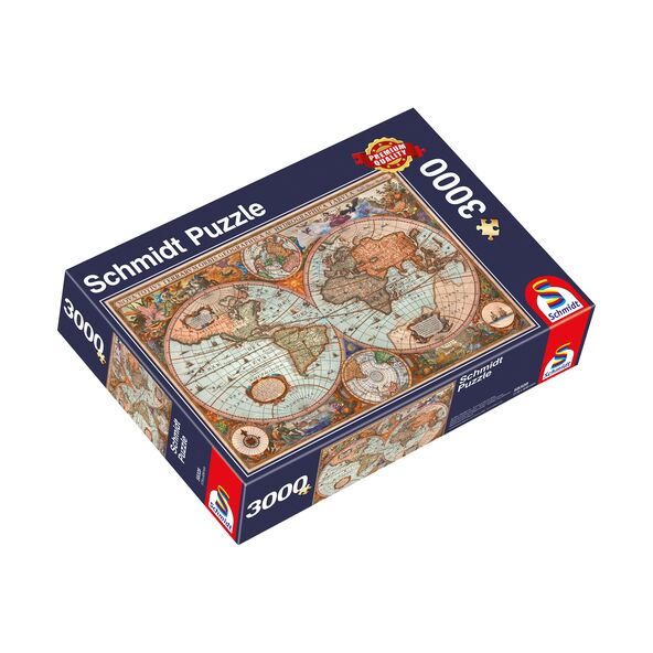 Puzzle Antike Weltkarte, 3.000 Teile