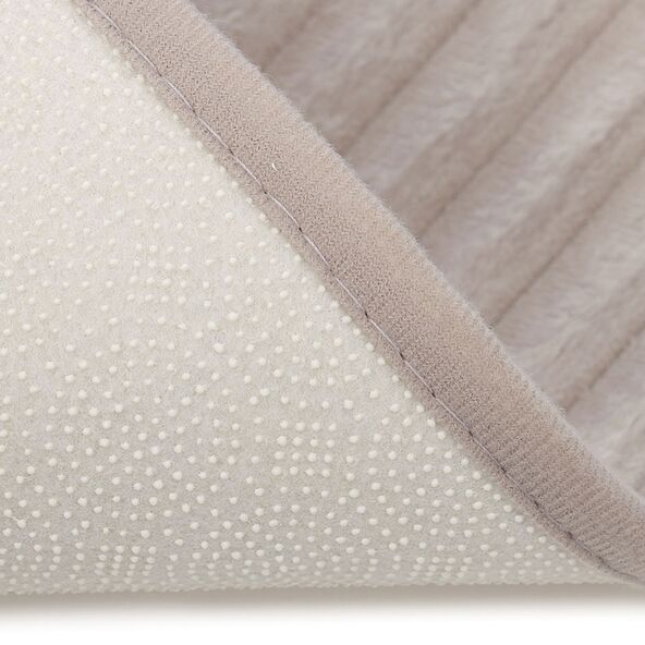 Badteppich Berlin in Cord Optik, 2er Set, 50 x 70 cm, taupe