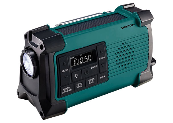 Solar-/Kurbel Radio MD44805