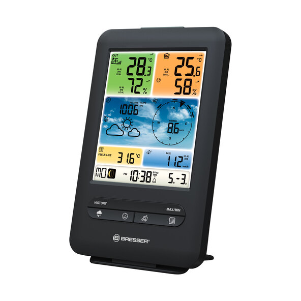 5-in-1 WLAN-Farb-Wettercenter, vertikal