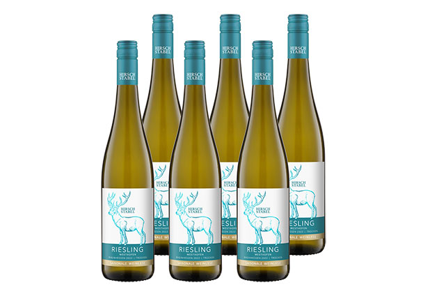 Hirsch Stabel Riesling, 6 Flaschen à 0,75 l