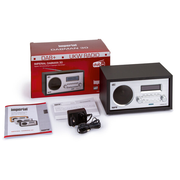 DAB+-Radio Dabman 30, schwarz