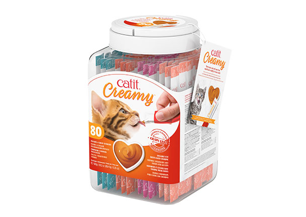 Geschenkdose Katzensnack Creamy, 80 x 10 g