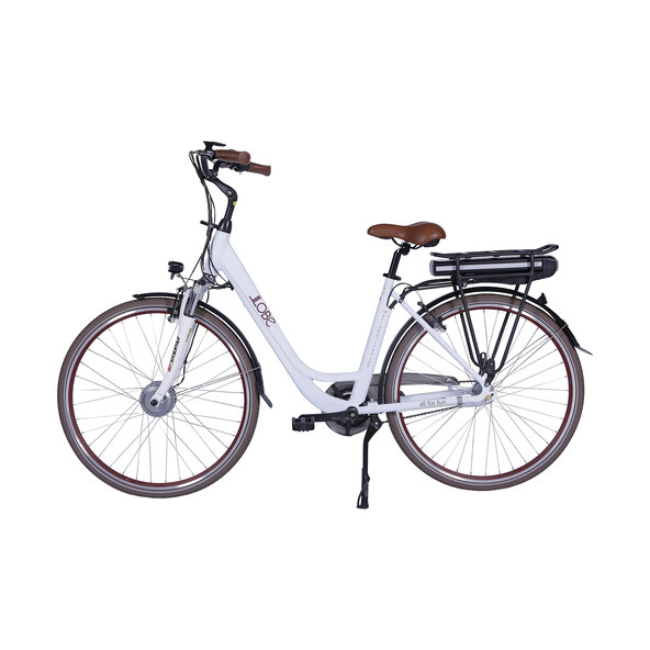 City-E-Bike Metropolitan Joy, modernwhite, 28 Zoll