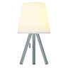 LED-Outdoor-Akku-Tischleuchte, dreibeinig