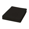 Jersey Spannbetttuch, 90-100 x 200 cm, schwarz
