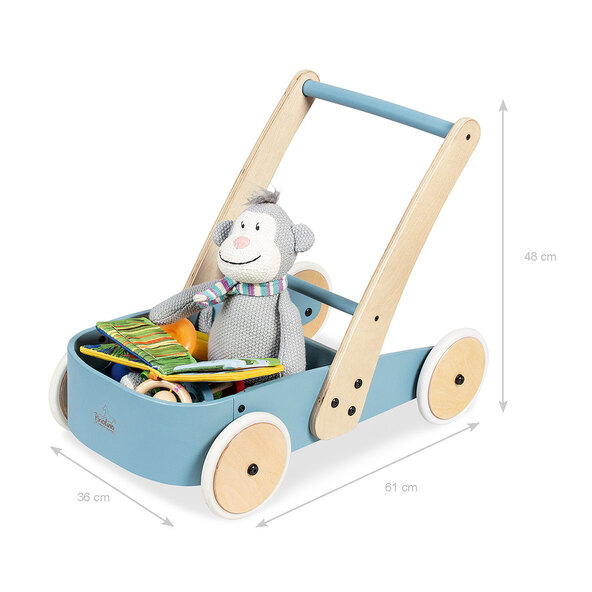 Lauflernwagen Fiete, blau