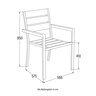 Gartenstuhl MADERA, 4er Set