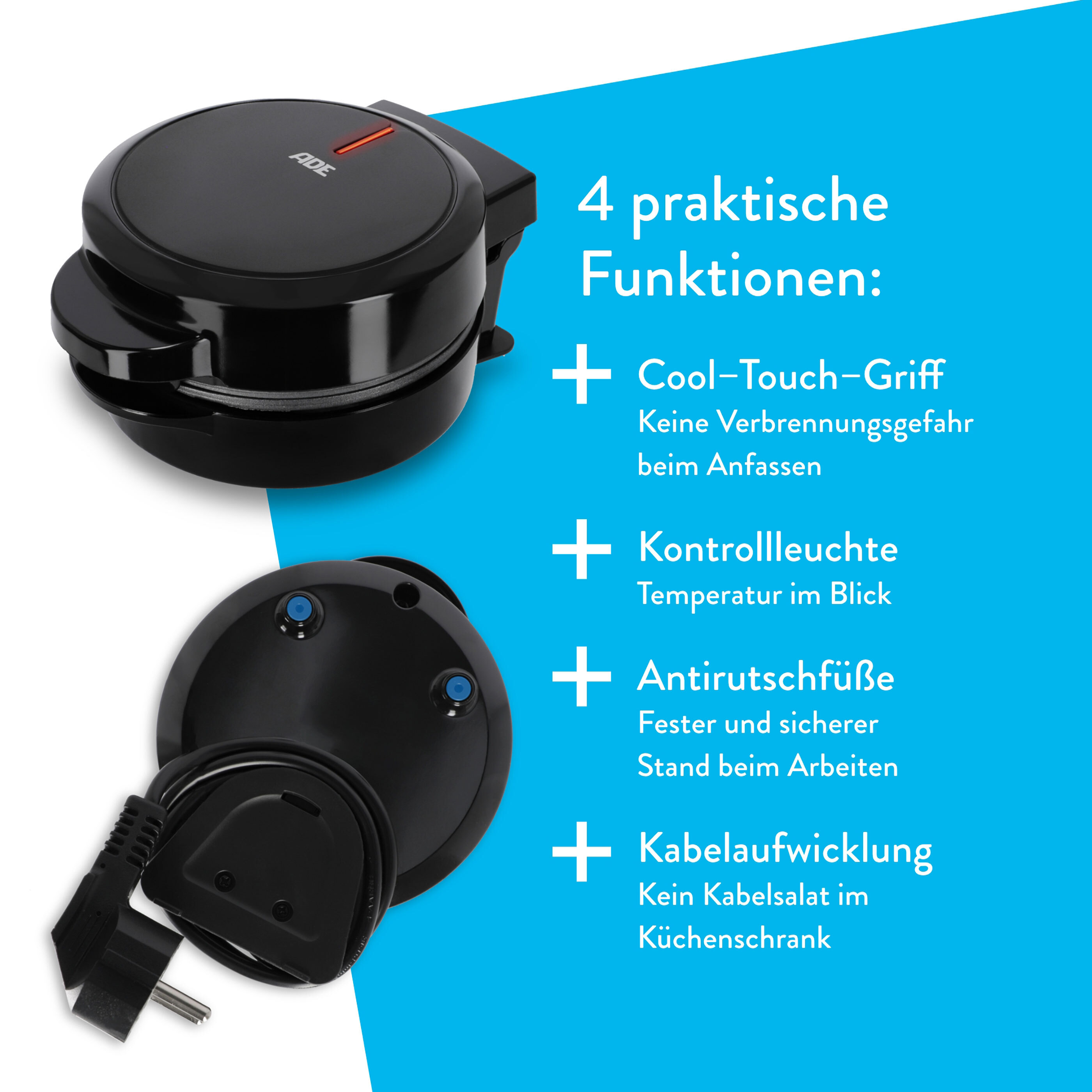 ADE MiniWaffeleisen ALDI