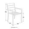 Gartenstuhl MADERA, 8er Set