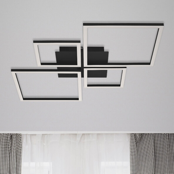 Deckenleuchte Frame 3128-015, schwarz