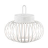 LED-Akku-Tisch- und Bodenleuchte Korga, weiß, ⌀ 25 cm