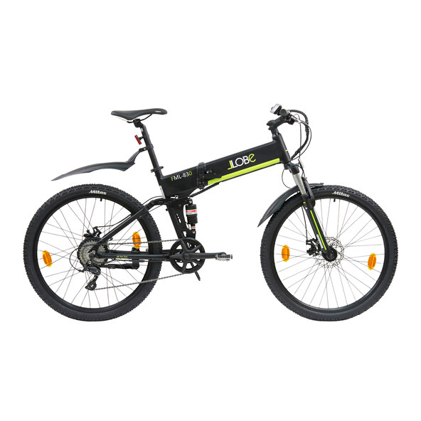 Falt-Mountain-E-Bike 27,5 Zoll FML 830, schwarz