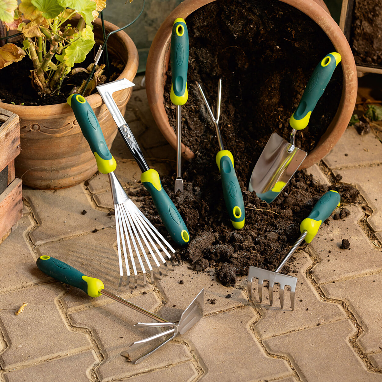 Gardenline EdelstahlGartenKleingeräteSet ALDI