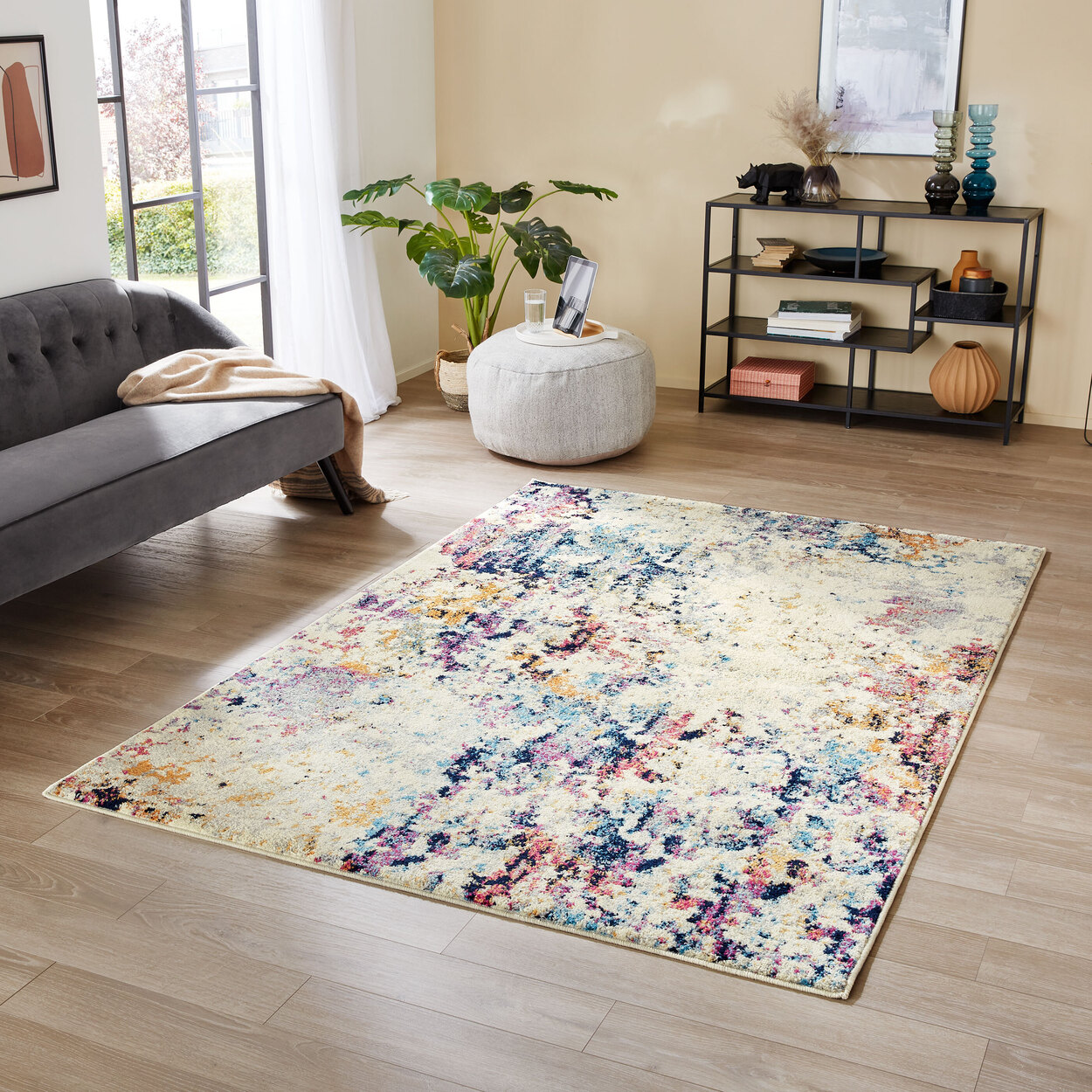 Teppich bunt, 160 x 230 cm ALDI ONLINESHOP