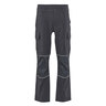 Arbeitshose, anthrazit, 50: Eine einzelne, graue Arbeitshose vor weißem Hintergrund. Sie hat mehrere Taschen und verstärkte Kniepartien. Die Hose ist in Größe 50 dargestellt.