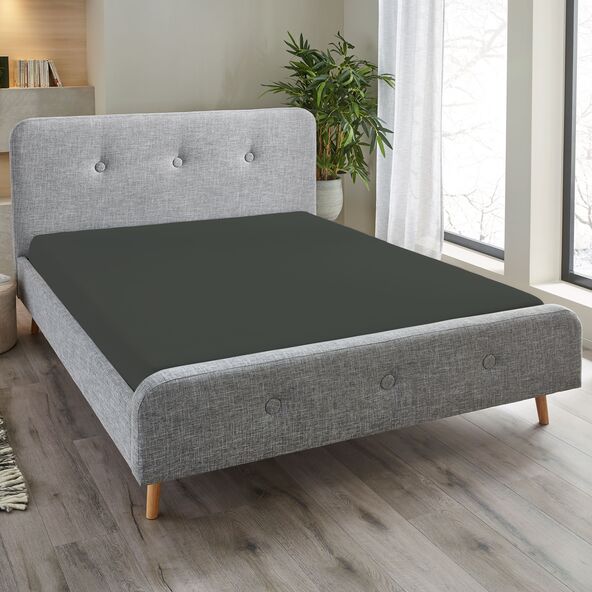 Jersey Spannbetttuch, 180-200 x 200 cm, anthrazit
