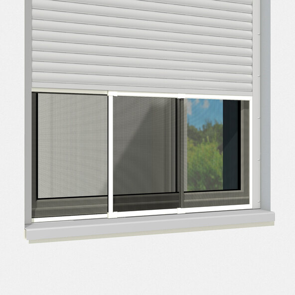 Alu-Schiebefenster COMFY SLIDE, 50 x 75 cm, weiß