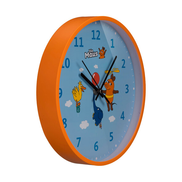 Kinder-Wanduhr "Maus, Elefant und Ente"