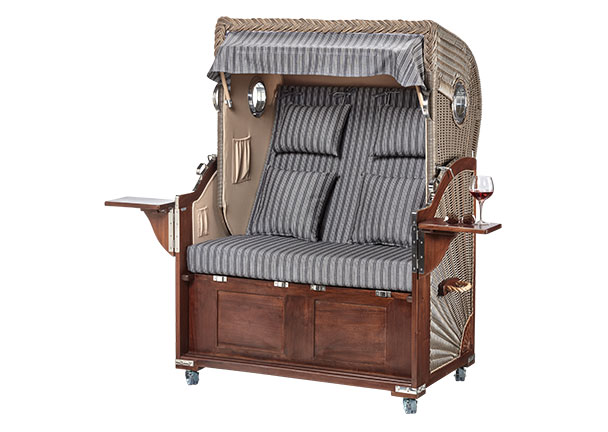 Premium Strandkorb Atlantik, Volllieger