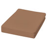 Jersey Spannbetttuch, 90-100 x 200 cm, schlamm