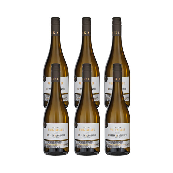 Baden Weißer Burgunder Edition Fritz Keller, 6 Flaschen à 0,75 l
