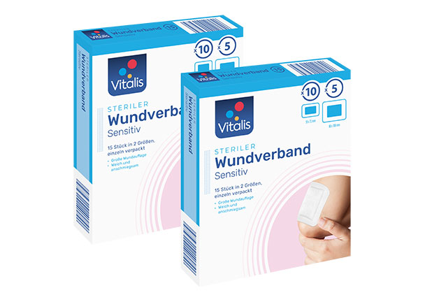 Sterile Wundpflaster, 2er Set