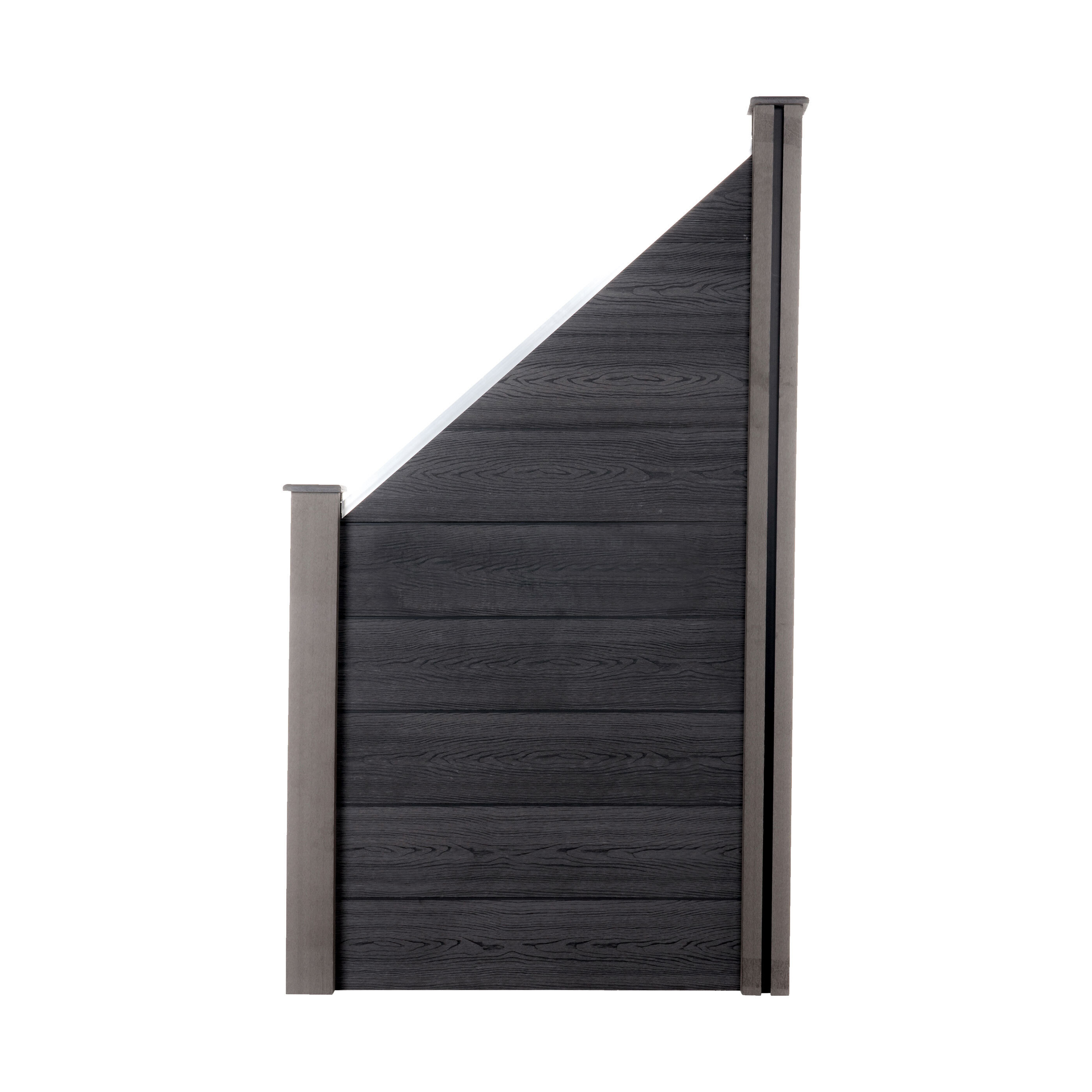 Home Deluxe WPCSichtschutzzaun, Schrägelement ALDI