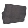 Badteppich Berlin in Cord Optik, 2er Set, 50 x 70 cm, anthrazit