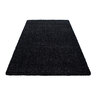 Hochflor Teppich, 80x150 cm, anthrazit