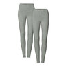 Leggings, lang, 2er Set, grau, 40/42