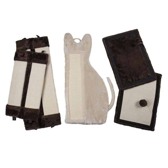 Kratzbrett-Set braun, 5-tlg.