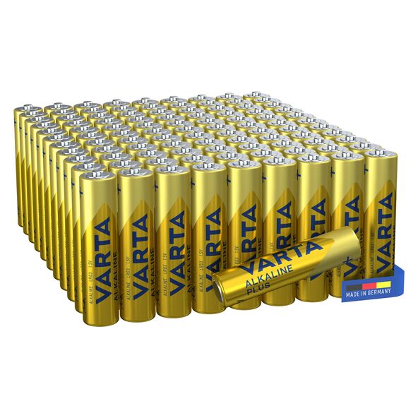 Alkaline Plus AAA Batterien, 100er Pack