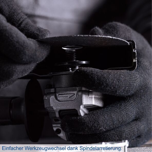 Akku-Winkelschleifer C-AG125-X, ohne Akku und Ladegerät