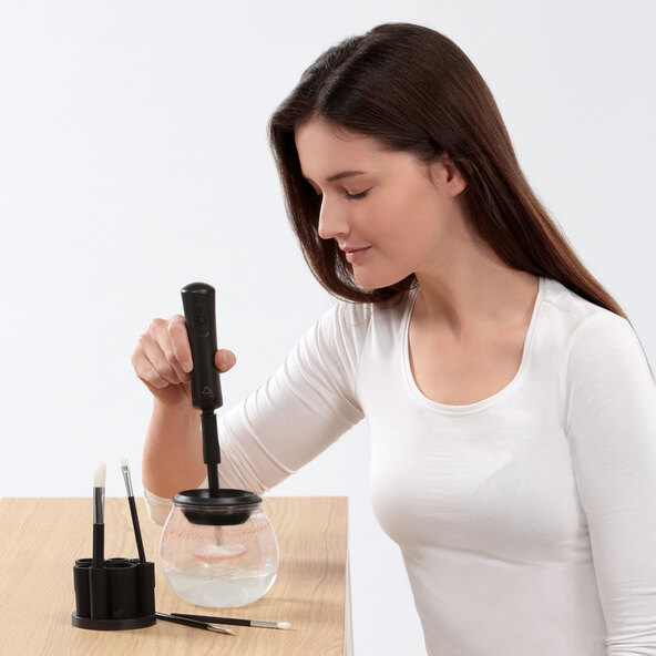 Beauty-Tool Geschenkset, schwarz, 3-tlg.