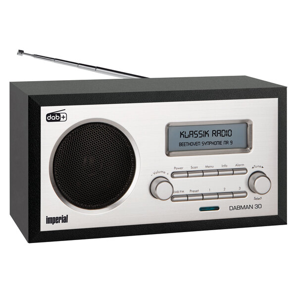 DAB+-Radio Dabman 30, schwarz