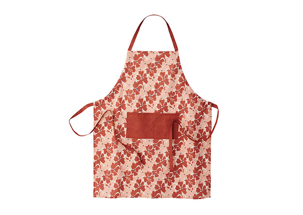 Küchenschürze Japandi, 2er Set, rosa