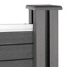 Home Deluxe WPCSichtschutzzaun V2 CALLADO grau ALDI