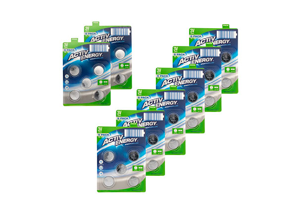 Knopfzellen-Set, 40 Stk (CR2025 & CR2032)