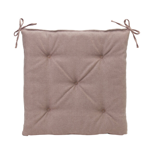 Sitzkissen Darco, 40 x 40 cm, 4er Set, taupe