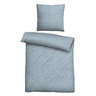 Musselin Bettwäsche 155/220 + 80/80 cm, taubenblau