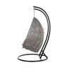 Polyrattan-Hängesessel Twin, grau
