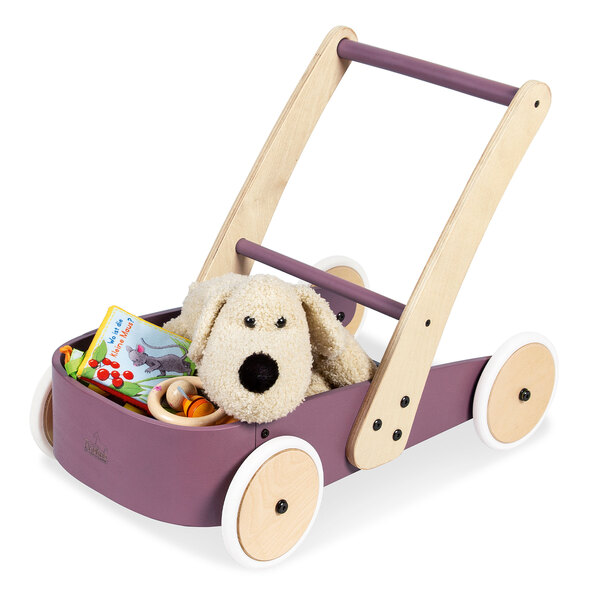 Lauflernwagen Fiete, brombeer
