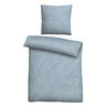 Musselin Bettwäsche 135/200 + 80/80 cm, taubenblau