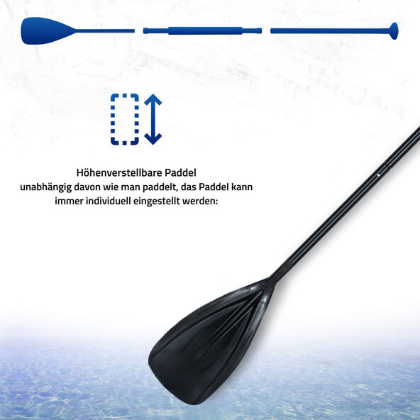 Stand-up-Paddle-Board, Blau M - 320 x 81 cm