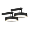 LED-Akku-Wandleuchte Moda, schwarz, 2er Set