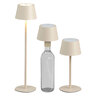 3 in 1 LED-Akku-Tischleuchte, beige