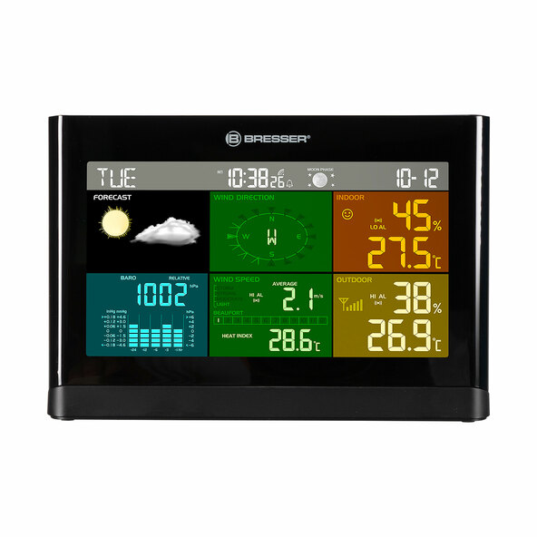 5 in 1 Wetterstation Comfort, schwarz